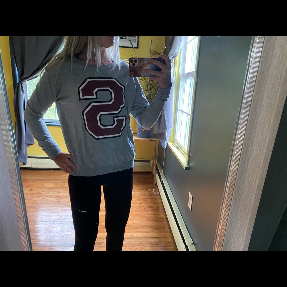 Divided sweatshirt